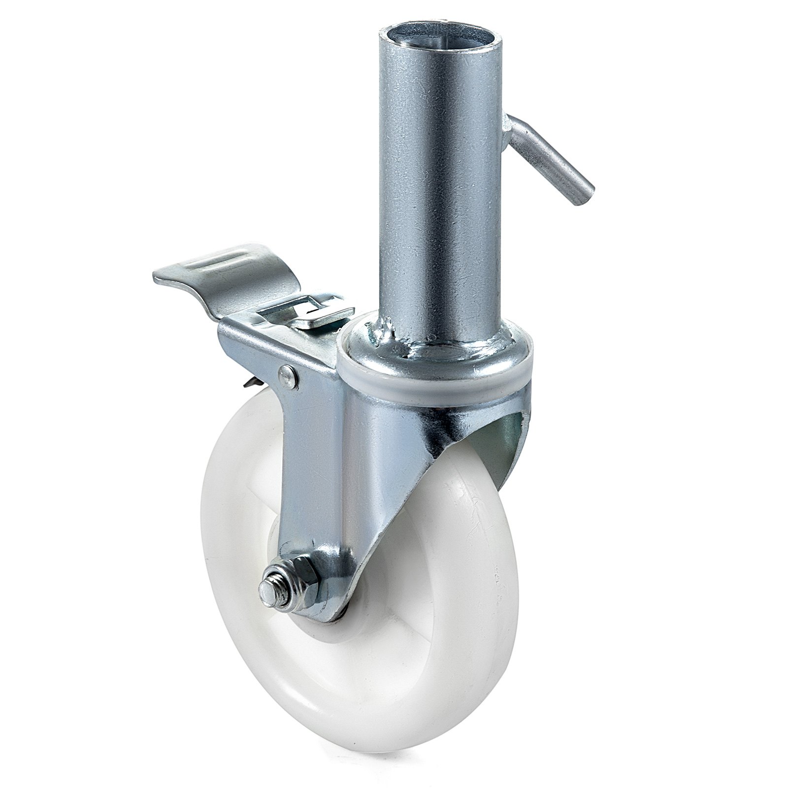 VEVOR 4 Pack 5 Inch Scaffolding PP Swivel Casters with Dual Locking Heavy Duty Casters 260LBS Capacity per Wheel