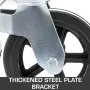 VEVOR 4 Pack 8 Inch Iron Core Polyurethane Swivel Caster With Dual Locking Brake Adjustable Legs 1100LBS Capacity per Wheel