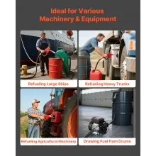 VEVOR Oil Transfer Pump 110V Electric Fuel Diesel Kerosene Pump 16 GPM 60 L/min