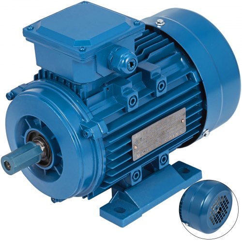 Rigid Base Motor 3 Phase B3 Mounting 2830RPM 400V Voltage 2 Pole Power 1.1KW
