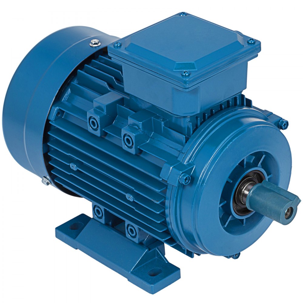 Rigid Base Motor 3 Phase B3 Mounting 2830RPM 400V Voltage 2 Pole Power 1.1KW