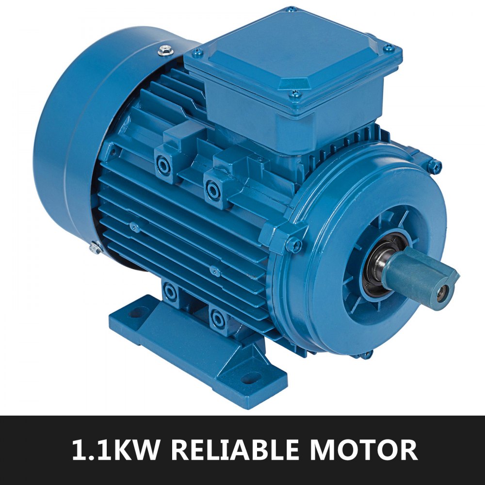 Rigid Base Motor 3 Phase B3 Mounting 2830RPM 400V Voltage 2 Pole Power 1.1KW