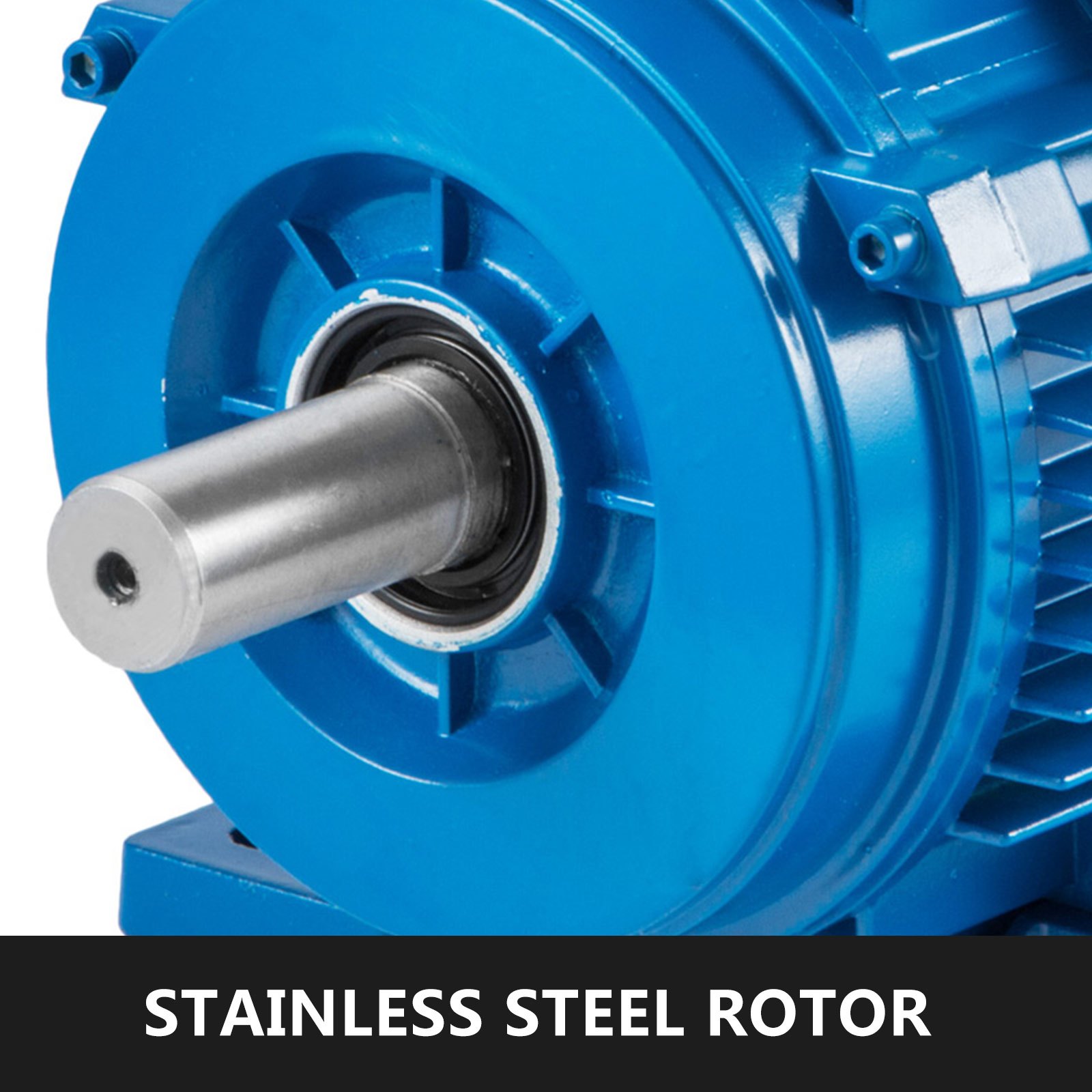 VEVOR 2.2KW Three Phase Motor, 2-Pole 3-Phas Electric Motor, Compressor Asynchronous Motor 400V 3000 RPM B3 Power Motor Shaft