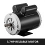 3.7hp Compressor Duty Electric Motor, 56 Frame, 3450 Rpm, 5/8" Shaft, 230 Volt