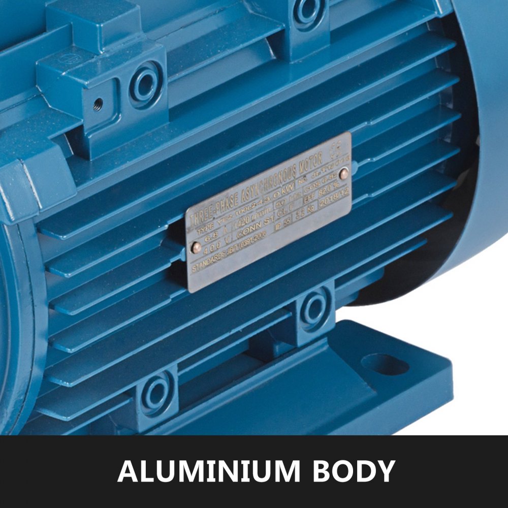 Rigid Base Motor 3 Phase B3 Mounting 1500rpm 400v Voltage 2 Pole Power 3kw