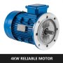 Rigid Base Motor 3 Phase B35 Mounting 3000rpm 400v Voltage 2 Pole Power 4kw