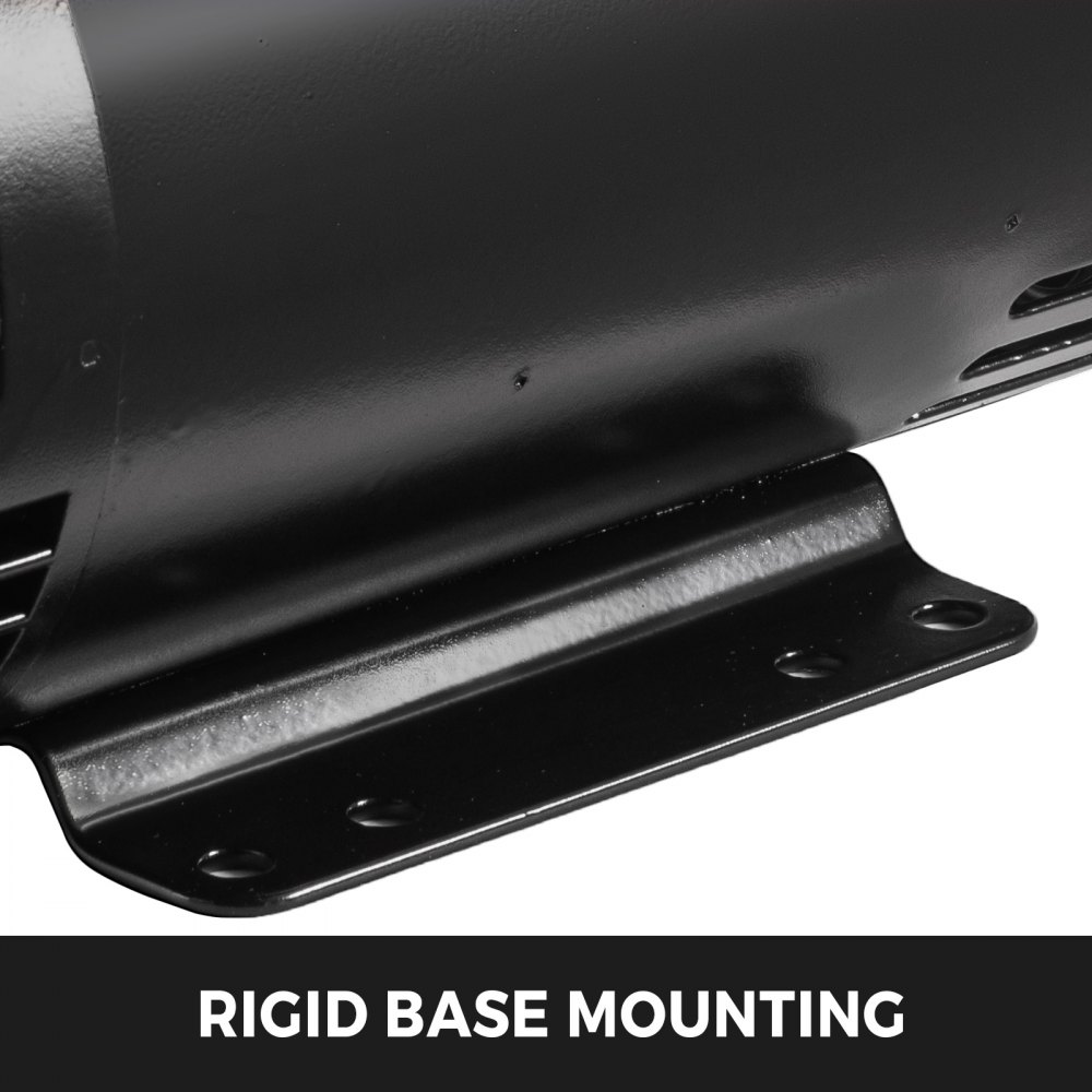 5 HP Electric Motor Air Compressor Duty 7/8" 1 Ph Overload Protection 3450RPM