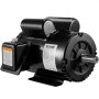 5 HP Electric Motor Air Compressor Duty 7/8" 1 Ph Overload Protection 3450RPM