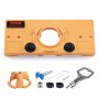 VEVOR Cabinet Hinge Jig, Concealed Hinge Jig with C-Type Clamp and Accessories, PA66 Nylon and Steel Material, Accurate Hinge Drill Jig Woodworking Tool for Doors Cabinets Hinges Mounting