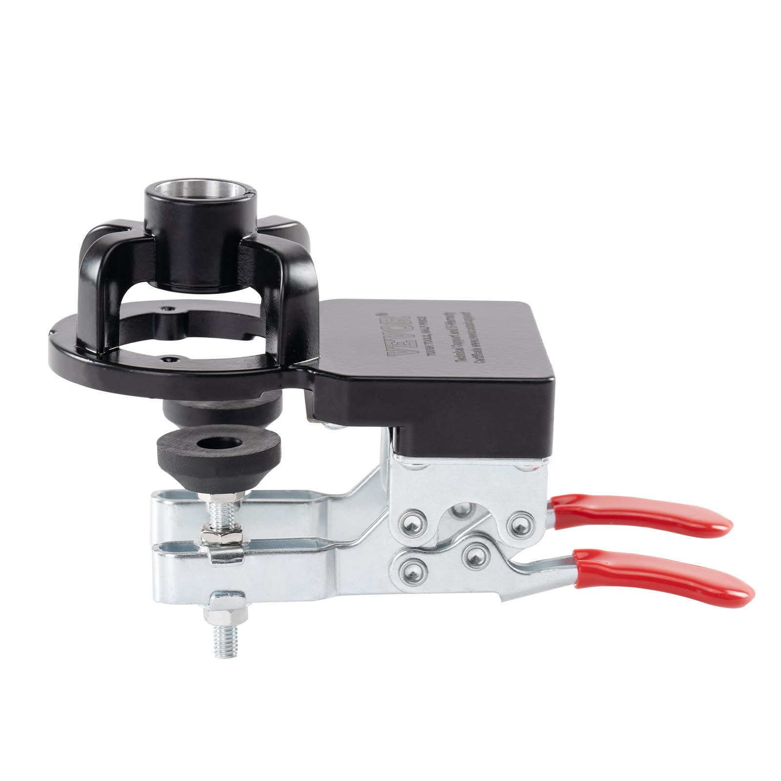 VEVOR 35 mm Concealed Door Hinge Jig, Aluminum Alloy Cabinet Hinge Jig, Accurate Locking Dual Clamp Fixation Hinge Drill Jig with Accessories, Woodworking Tool for Doors Cabinets Hinges Mounting