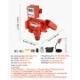 VEVOR Fuel Transfer Pump 110V, 20 GPM 76 L/min, AC Electric Oil Transfer Pump, with Meter, Auto Shut-Off Fuel Nozzle & Discharge Hose, High Flow for Gasoline, Diesel, Kerosene, Biodiesel, Ethanol