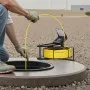 Cámara de alcantarillado VEVOR, 50 m (164 pies), autoniveladora, con pantalla HD de 4,3" y 1080P, impermeable IP68, con luces, 12 LED y tarjeta de 16 GB para tuberías de alcantarillado.