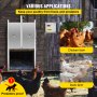 VEVOR automatisk hønsegårdsdør, timer og lyssensor Kyllingdøråpner, 12V 66W hønsegårdsdør, elektrisk fjærkredøråpnersett med infrarød sensor, automatisk kyllingdør med 2 fjernkontroller