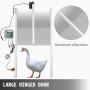 VEVOR Automatic Door Kits, 20.4"x37.7", with Light Sensor Electric Poultry Coop Opening Motor, with Infrared Induction to Avoid Chicken, Duck, Goose from Crushed, Silver
