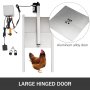 Vevor Automatic Chicken Coop Door Opener Kit Light Sensor 12.6"x11.8" Hen House