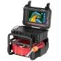 Kanalizační kamera VEVOR, 50 m, samonivelační kamera do odpadu s 10,1" dotykovou obrazovkou, vysílačem 512 Hz a čítačem vzdálenosti, instalatérská kamera s krytím IP67 a světly - 12 LED, 32GB karta pro potrubí