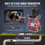 VEVOR Sewer Camera 328 ft/100m Self-Leveling Drain Camera with 10.1" Touchscreen