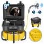 VEVOR Sewer Camera 165 ft/50m Self-Leveling Drain Camera with 9"  Screen 36X Zoom