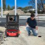 VEVOR kloakkkamera, 50 m, selvnivellerende avløpskamera med 512 Hz sender, avstandsmåler, 9" skjerm 1080P HD slangekamera med lys - 12 LED-lys og 32 GB kort for kanalrør