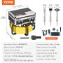 VEVOR Sewer Camera with 512Hz Locator, 98 ft/30 m, Self-Leveling Drain Inspection Camera with  9" 1080P HD Screen, 36X Zoom, Snake Plumbing Camera with Lights-12 LED, 32GB SD Card for Duct Pipe