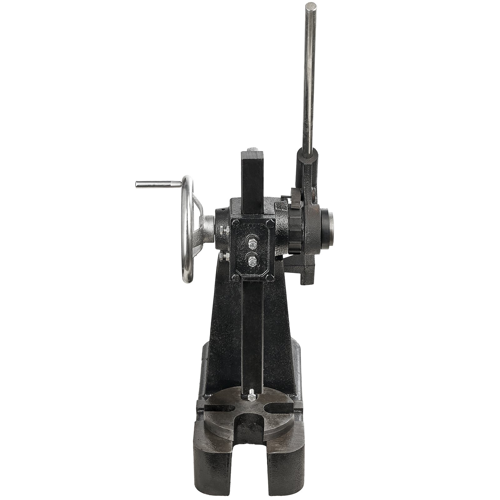 VEVOR Arbor Press, 3 Ton Ratchet Type Arbor Press, Ratchet Leverage Arbor Press with Handwheel, 12.2" Maximum Height, Cast Iron Manual Desktop Punch Press, for Stamping, Bending, Stretching, Forming