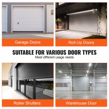 VEVOR Garaj de etanșare pentru ușă de garaj, cauciuc inferioară, în formă de U + inel O, etanșare inferioară pentru ușă de garaj, etanșare pentru ușă de garaj de 10 ft, capete T de 5/16 inch și lățime de 3 3/4 inch, pentru uși, negru