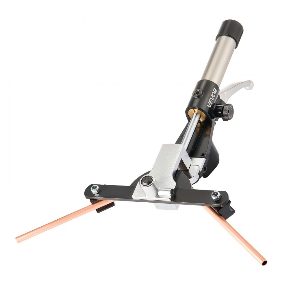 VEVOR Hydraulic Tubing Bender Kit, 6 mm to 22 mm, Copper Tube Pipe Bender, Forward/Reverse HVAC Bending Tool Set, with 7 Aluminium Alloy Dies, for HVAC Air Conditioning Refrigeration Automotive Repair