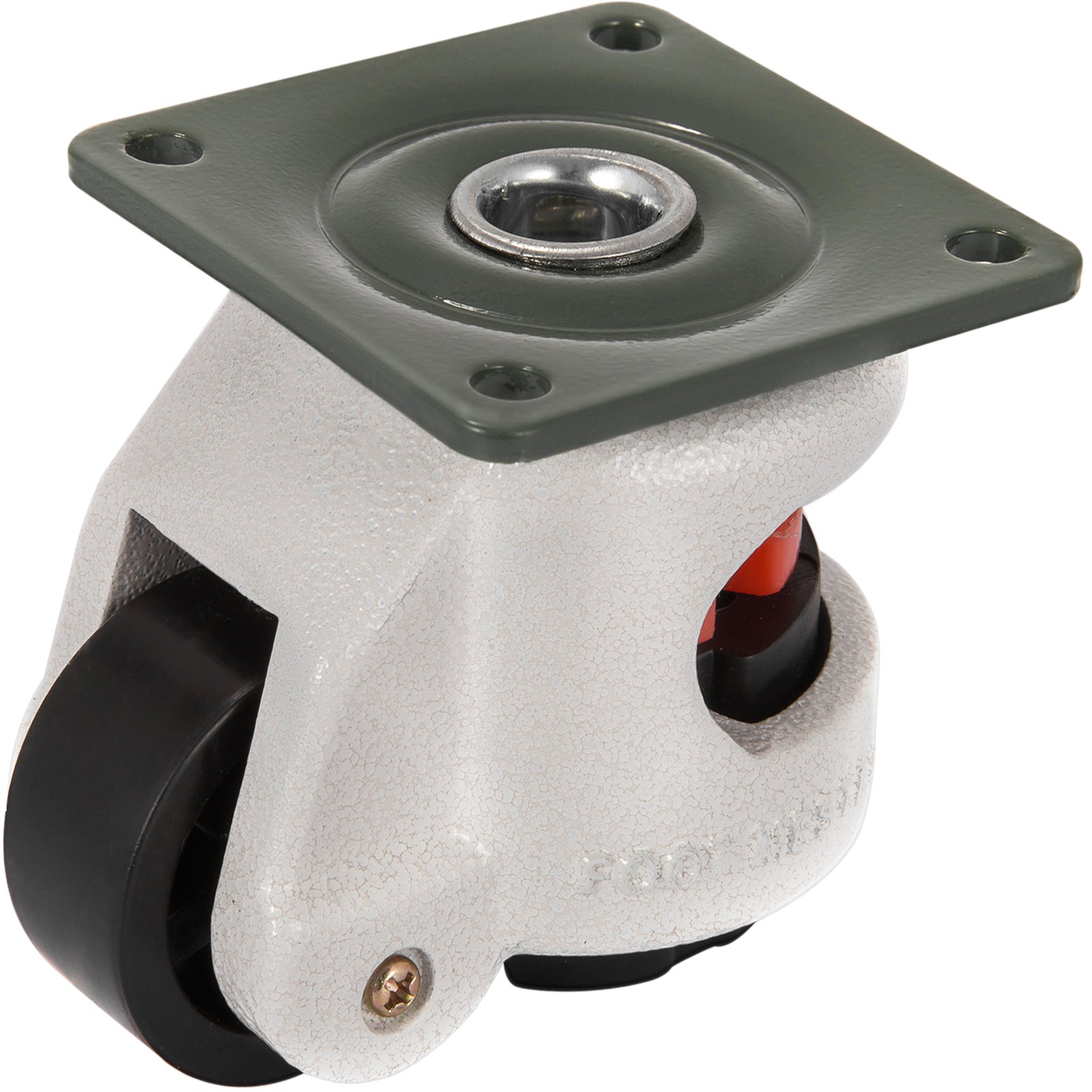 VEVOR GD-40F Nylon Wheel and NBR Pad Set of 4 Leveling Casters