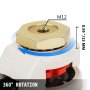 VEVOR 4 Pack Leveling Caster GD-80S Stem Mounted Footmaster Leveling Caster 1102lbs per Leveling Caster Wheels Nylon Wheel and NBR Pad (GD-80S)