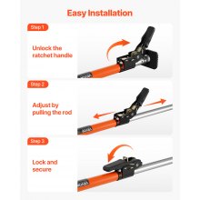 VEVOR Cargo Bar, Ratcheting Cargo Bars Adjustable from 40" to 73", Heavy-duty Steel Cargos Stabilizer with Storage Net & Divider Bar, Telescoping Load Lock Bars for SUVs, Sedans