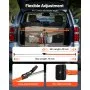 VEVOR Cargo Bar, Ratcheting Cargo Bar Adjustable from 1016mm to 1854mm, Heavy-duty Steel Cargos Stabilizer with Storage Net & Non-Slip Pads, Telescoping Load Lock Bars for SUVs, Sedans, Vans
