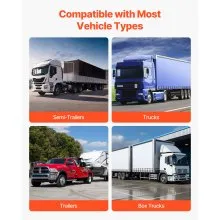 VEVOR Cargo Bar, Ratcheting Cargo Bar Adjustable from 89" to 104", Heavy-duty Steel Cargos Stabilizer with Non-Slip Foot Pads, Truck Bed Load Lock Bars for Box Trucks, Semi-Trailers, Trailers (2PCS)