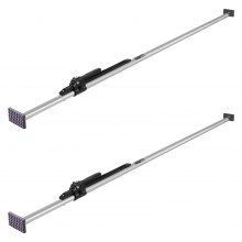 VEVOR Cargo Bar, Ratcheting Cargo Bar Adjustable from 89" to 104", Heavy-duty Steel Cargos Stabilizer with Non-Slip Foot Pads, Truck Bed Load Lock Bars for Box Trucks, Semi-Trailers, Trailers (2PCS)