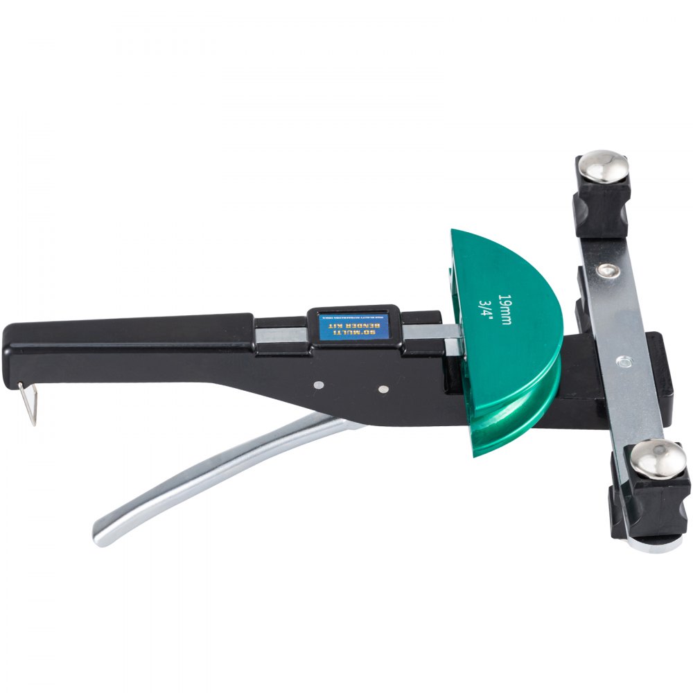 VEVOR Copper Pipe Bender, 7 Colorful Dies 1/4-7/8 inch 90 Degrees Forward and Reverse Bending, 6-22 mm for Copper & Aluminum Tubes with Reverse Bend Attachment