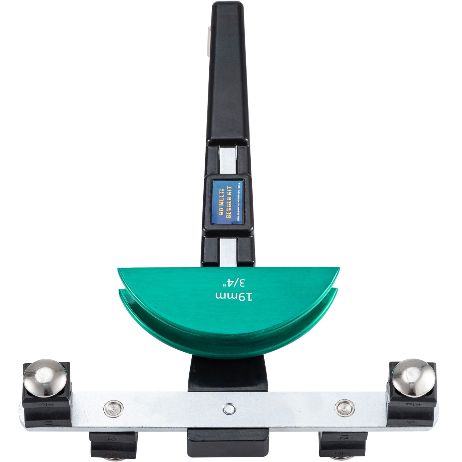 VEVOR Copper Pipe Bender, 7 Colorful Dies 1/4-7/8 inch 90 Degrees Forward and Reverse Bending, 6-22 mm for Copper & Aluminum Tubes with Reverse Bend Attachment