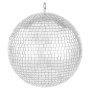 Mirror Disco Ball 12 Inch Silver Party Disco Ball with Hanging Ring