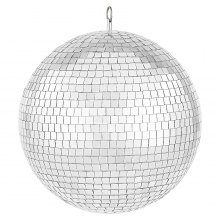 VEVOR Mirror Disco Ball 295 mm Silver Party Disco Ball with Hanging Ring