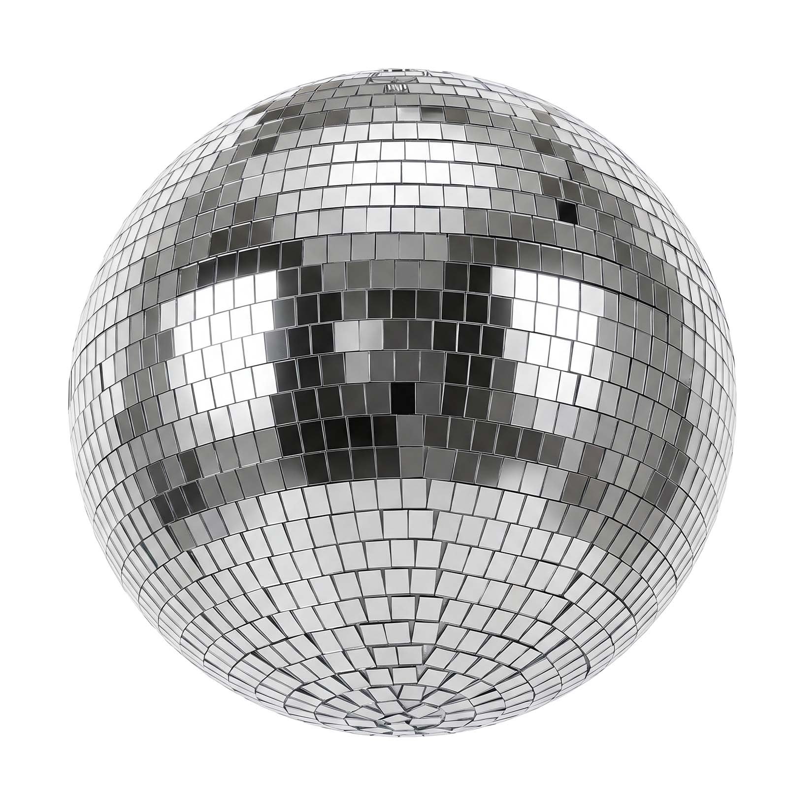VEVOR Mirror Disco Ball 300 mm Silver Reflective Ball with Hanging Ring, for Party Home Decoration Stage Props DJ Dance Club, 2 Mirror Tile Sizes, Reflects Light, Large Wedding Music Birthday Decor