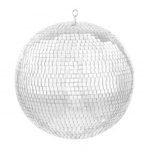 VEVOR Mirror Disco Ball 20 In Silver Party Large Disco Ball with Hanging Ring