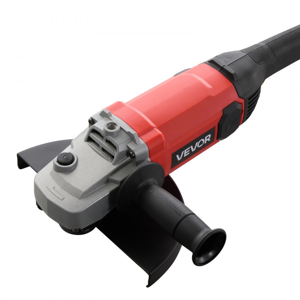 VEVOR Angle Grinder, 230mm Electric Grinder Power Tool, 2000W 10A 6500RPM High-Speed Corded Angle Grinder with Adjustable Guard for Metal Grinding, Cutting, Rust Removal (Grinding Wheels Not Included)