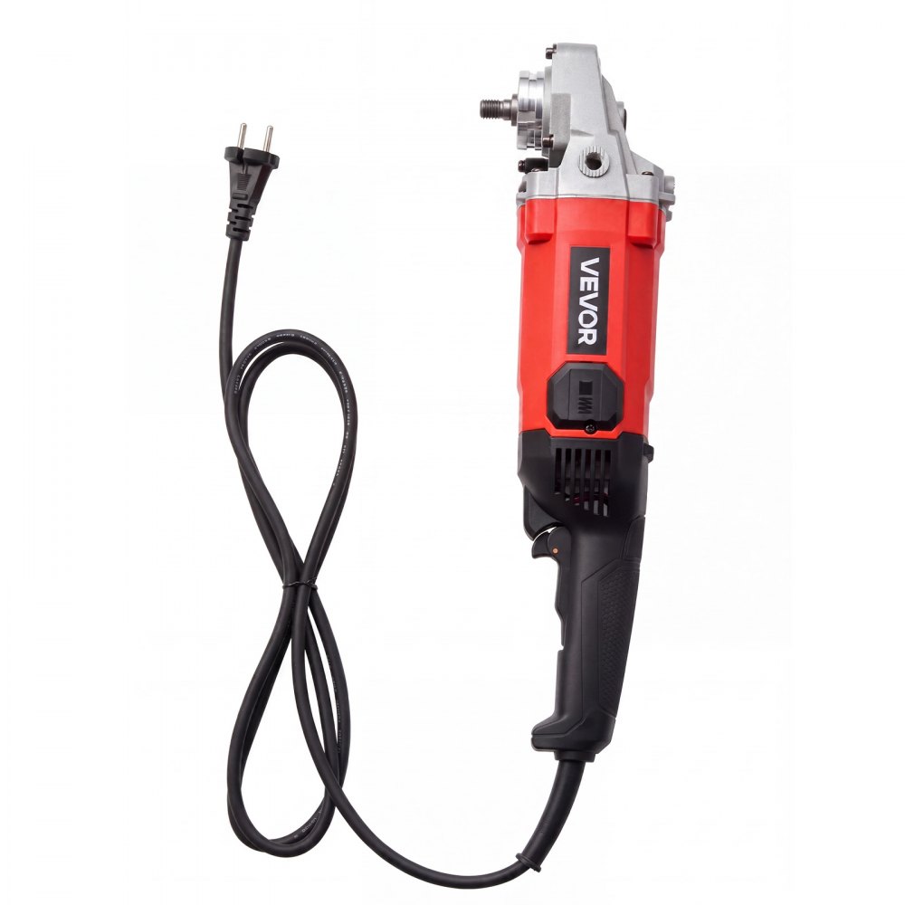 VEVOR Angle Grinder, 230mm Electric Grinder Power Tool, 2000W 10A 6500RPM High-Speed Corded Angle Grinder with Adjustable Guard for Metal Grinding, Cutting, Rust Removal (Grinding Wheels Not Included)