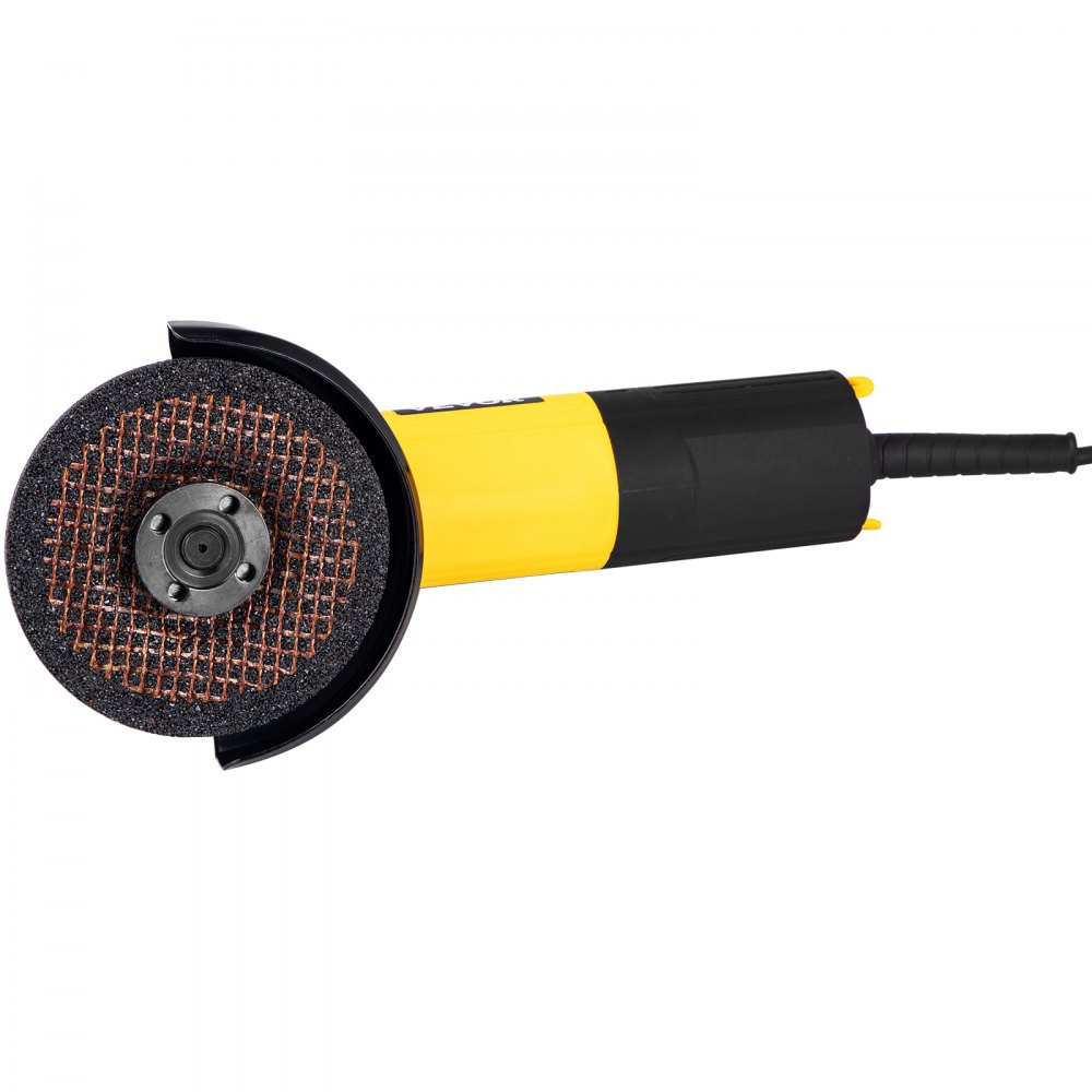 VEVOR Angle Grinder, 4-1/2 Inch Powerful Grinder Tool 11Amp Power Grinder with Paddle Switch and 360° Rotational Guard, 12000rpm Power Angle Grinders for Cutting and Grinding Metal, Stone, Wood, etc