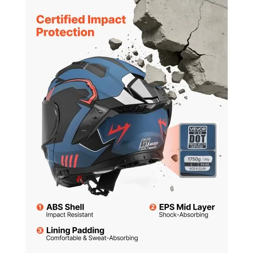 casco gt-air wanderer tc-5 shoei SHOEI GT AIR WANDERER TC5 Full Face Helmet/Sena SMH5 Equipped/Size Large