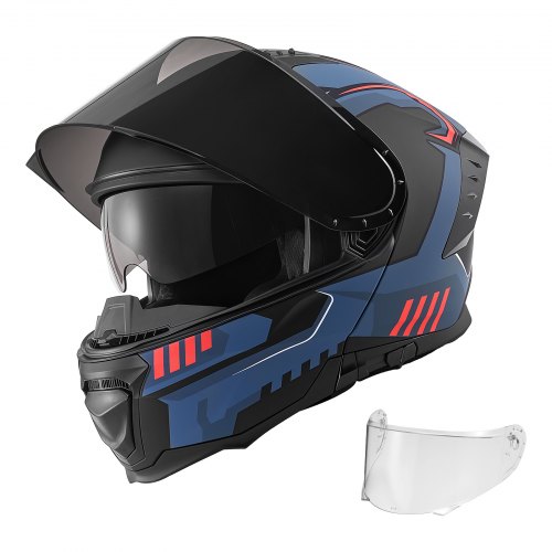 flip full face motorcycle helmet ILM Adult Modular up Dual Visor DOT Approved Model 159(Matte Black,Large) : Automotive Up Function Anti Full Face Motorcycle Helmet Dual