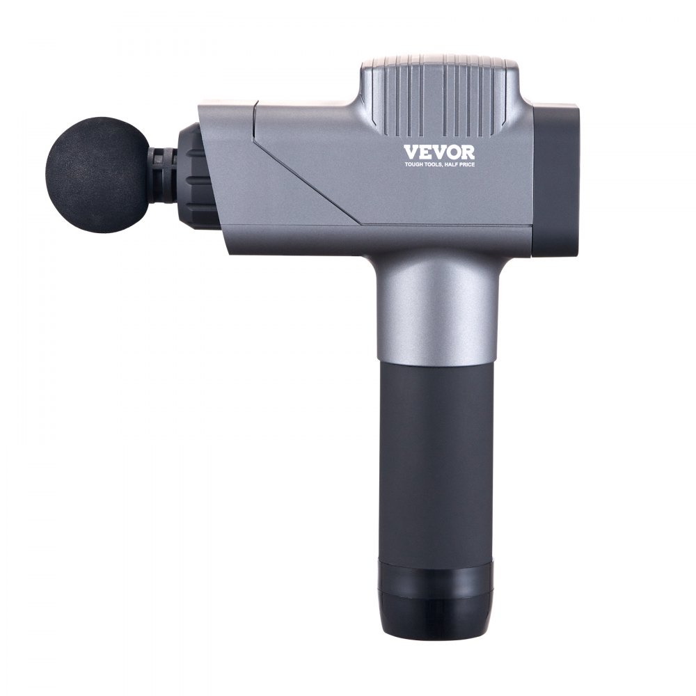 VEVOR Massage Gun Deep Tissue, Percussion Muscle Massager for Athletes - with 8 Speed Levels & 6 Massage Heads, 16V 2500mAh Batteries, Handheld Massage Gun for Pain Relief, Muscle Relaxation