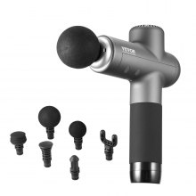 VEVOR Massage Gun Massageador de percussão muscular de tecido profundo com 8 velocidades e 6 cabeças