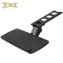 VEVOR Keyboard Tray under Desk Adjustable Height, Height and Angle Adjustable under Desk Keyboard Tray Slide out, Large 25x9.8 inch Keyboard Holder under Desk for Typing in Home, Office Work