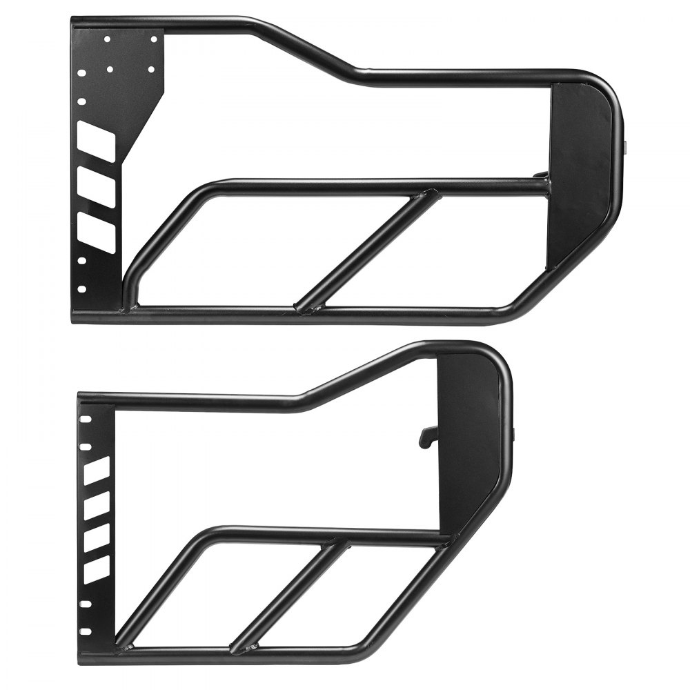VEVOR Jeep Tube Doors, 4-Door, Compatible with 2018-2026 Jeep Wrangler JL Unlimited & 2020-2026 Gladiator JT, Alloy Steel Off Road Front & Rear Tubular Half Doors with Storage Bag and Rubber Pads