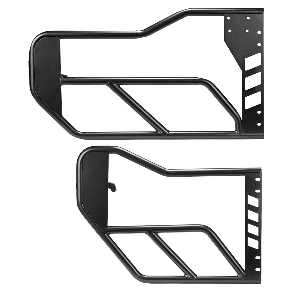 VEVOR Jeep Tube Doors, 4-Door, Compatible with 2018-2026 Jeep Wrangler JL Unlimited & 2020-2026 Gladiator JT, Alloy Steel Off Road Front & Rear Tubular Half Doors with Storage Bag and Rubber Pads