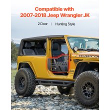 2-Door Jeep Tube Doors Jeep Tubular Door for 2007-2018 Jeep Wrangler JK